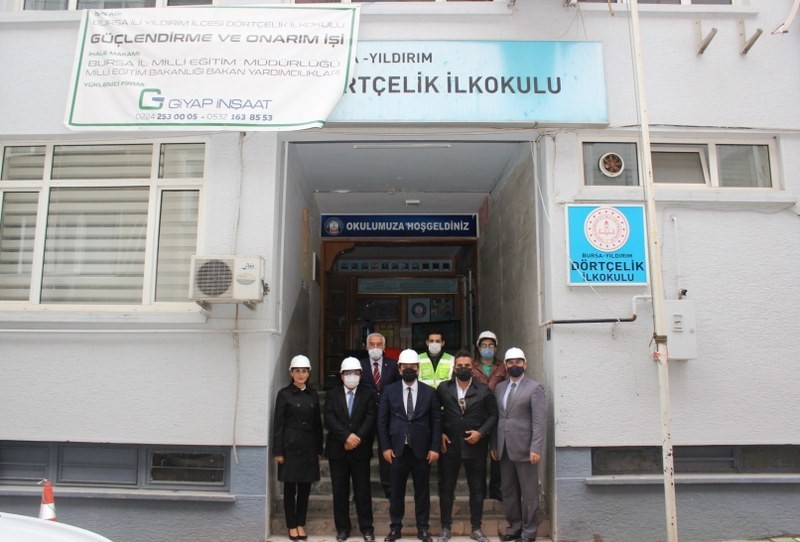 Bursada Okul İnşaatları Hız Kesmeden Devam Ediyor