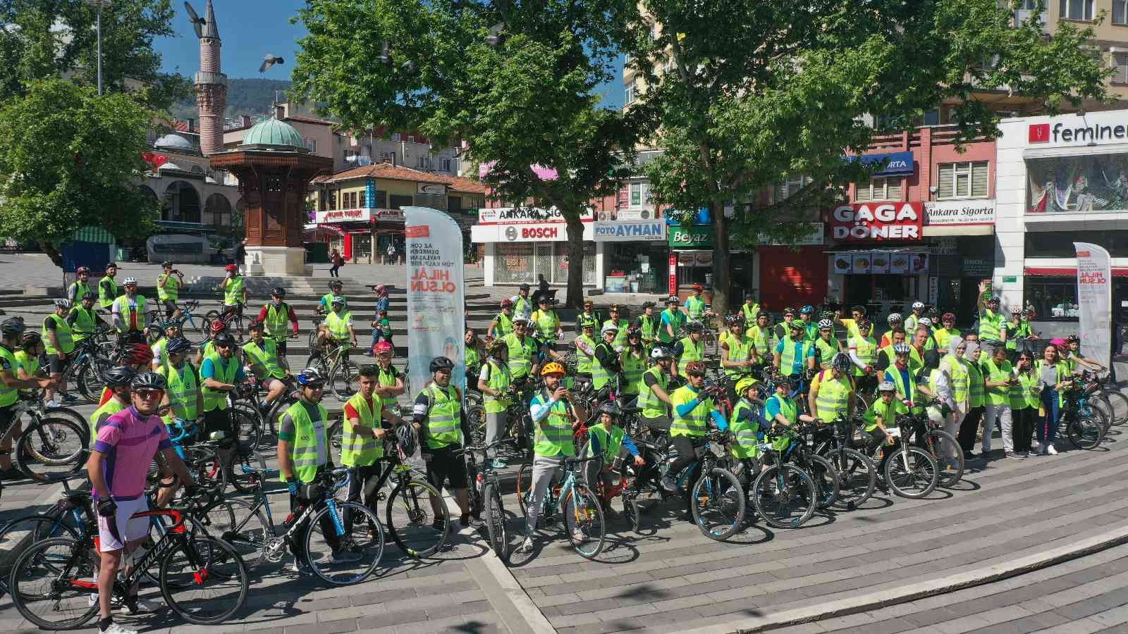Bursada Pedallar Bağımlılıktan Uzak Nesiller İçin Çevrildi