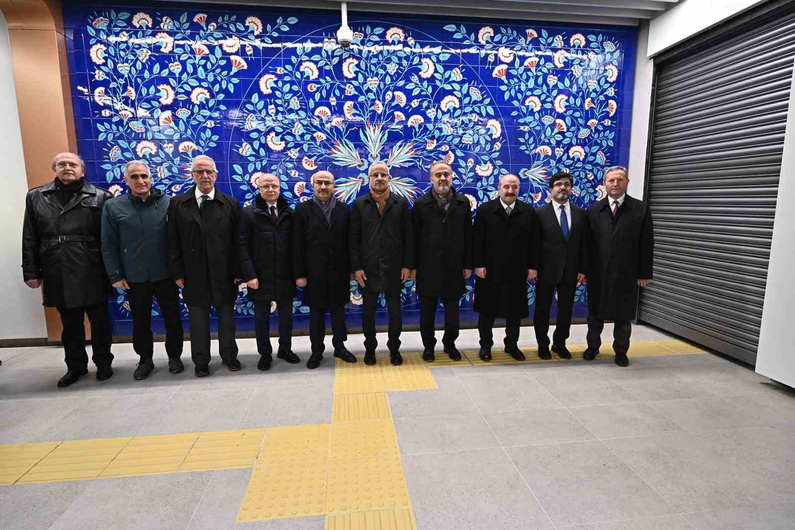 Bursada Raylı Sistem Hattı Genişliyor
