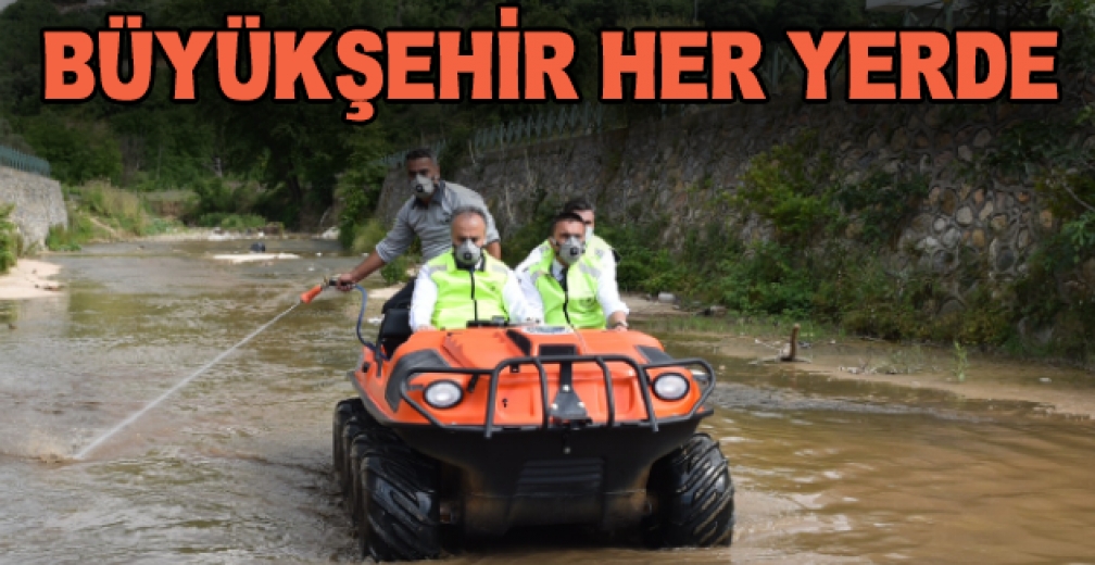 Bursanın ‘Sineksavar Timi İş Başında