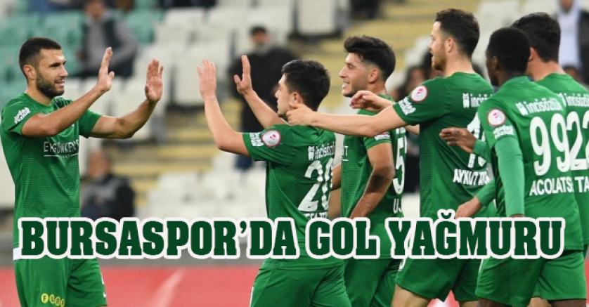 Bursaspor'da Gol Yağmuru