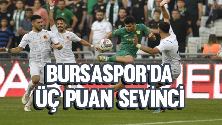 Bursaspor'da Üç Puan Sevinci