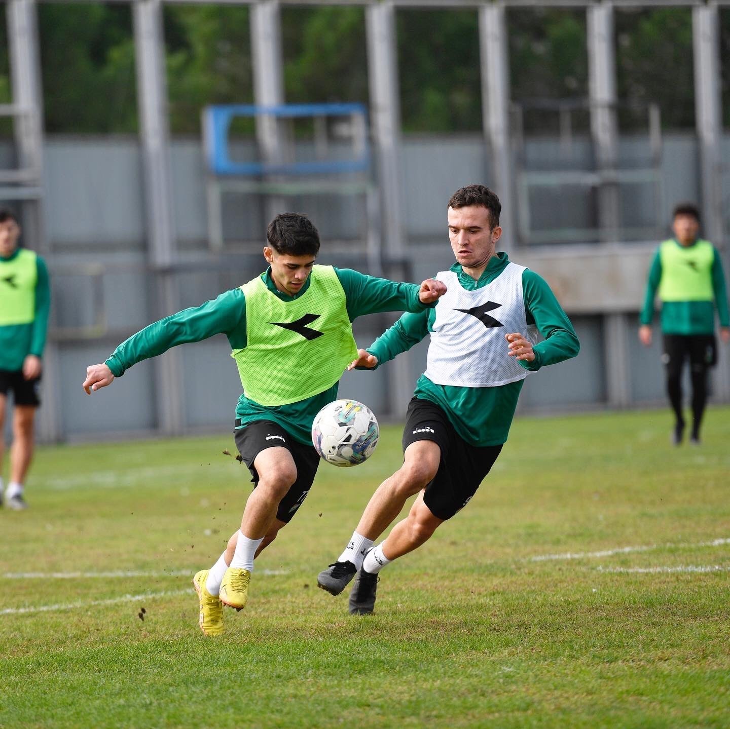 Bursaspor, Pas Ve Şut Çalıştı