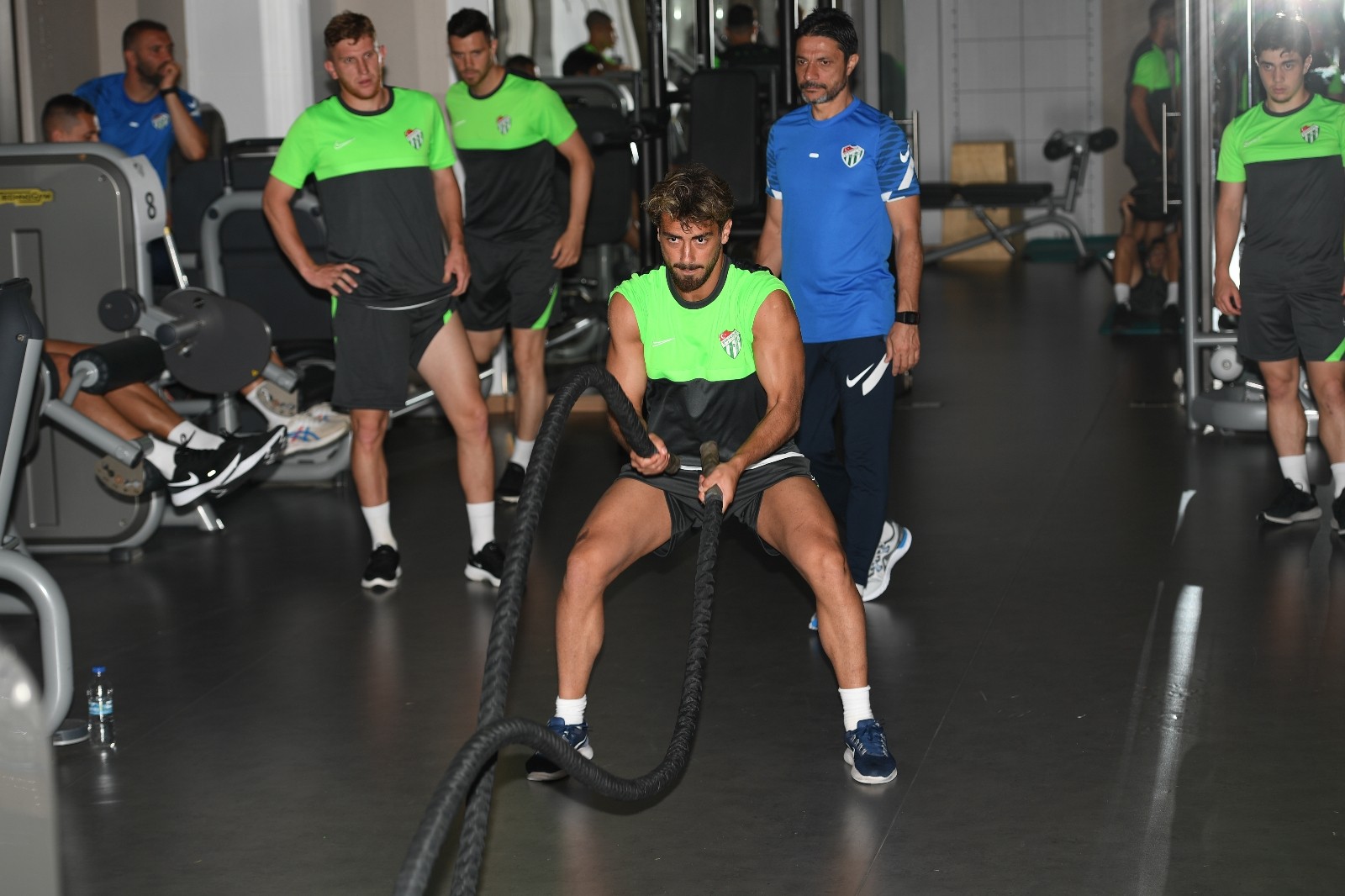 Bursaspor Salonda Kuvvet Çalışması Yaptı