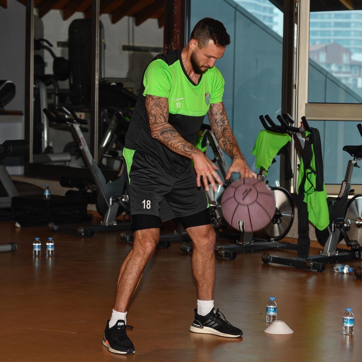 Bursaspor'da Günün İlk Antrenmanı Başladı