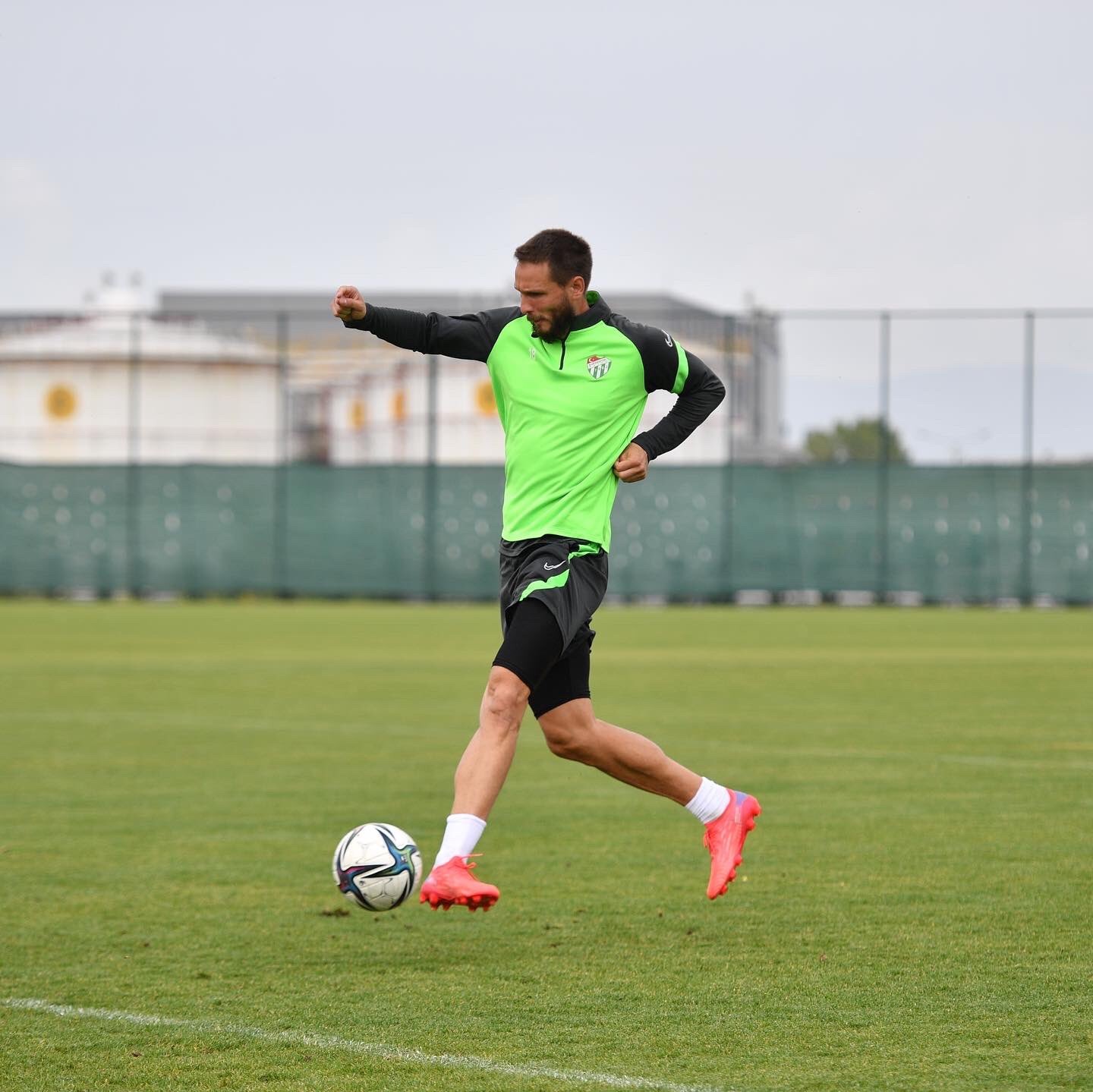 Bursaspor'da Son İdmanda Taktik Çalıştı
