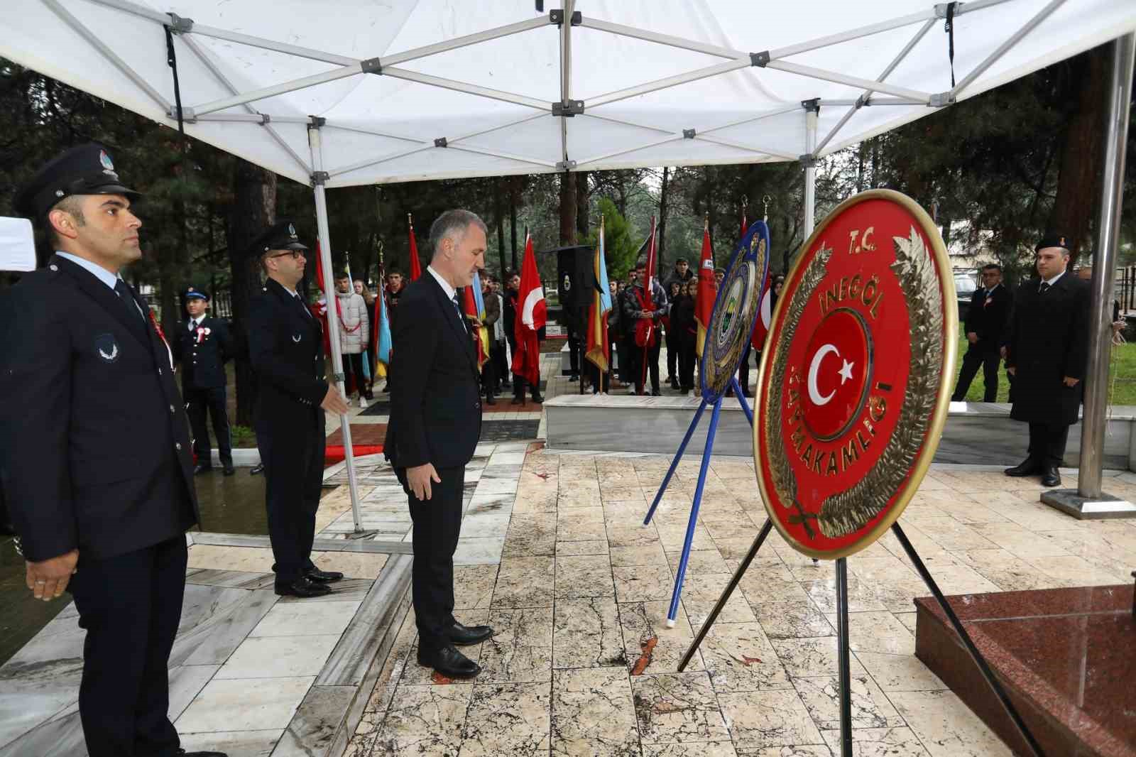 Çanakkale Şepitleri İnegölde Törenlerle Anıldı