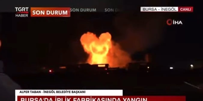 Canlı Yayında Fabrika Böyle Patladı