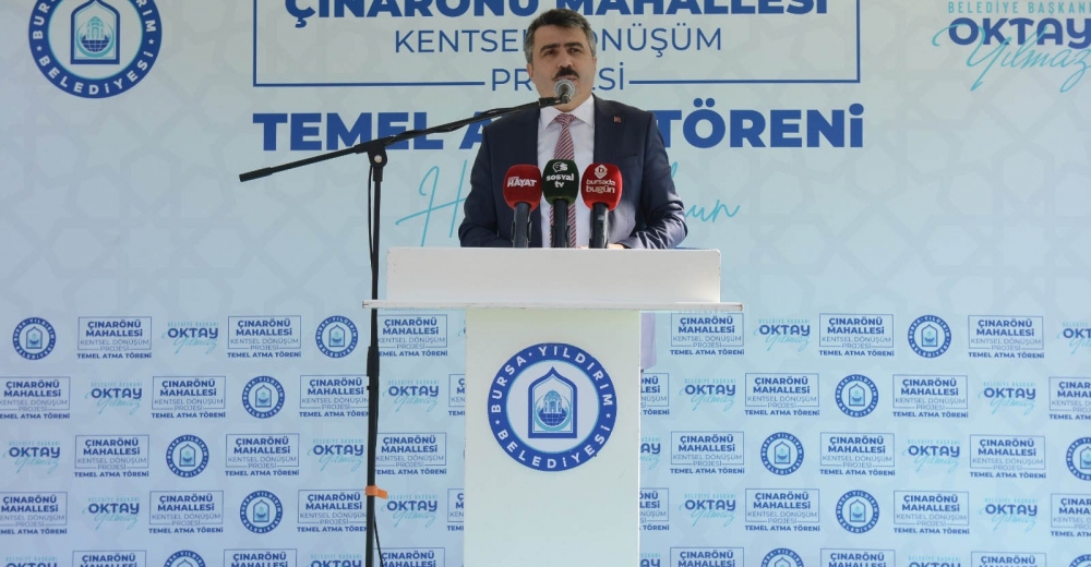 Çınarönünde ‘Modern Yaşamın Temeli Kentsel Dönüşümle Atıldı
