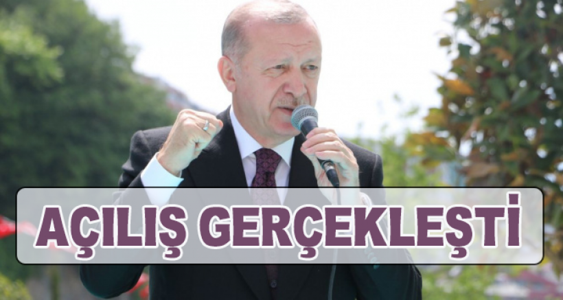 Cumhurbaşkanı Erdoğan Burhaniye Şehriban Hatun Camii'ni Açtı
