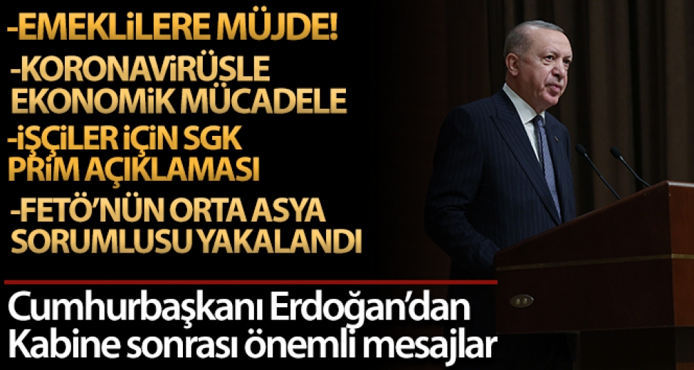 Cumhurbaşkanı Erdoğan'dan Kritik Açıklamalar