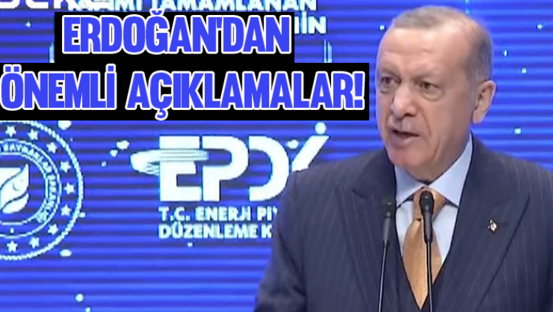 Cumhurbaşkanı Erdoğan'dan Önemli Açıklamalar!