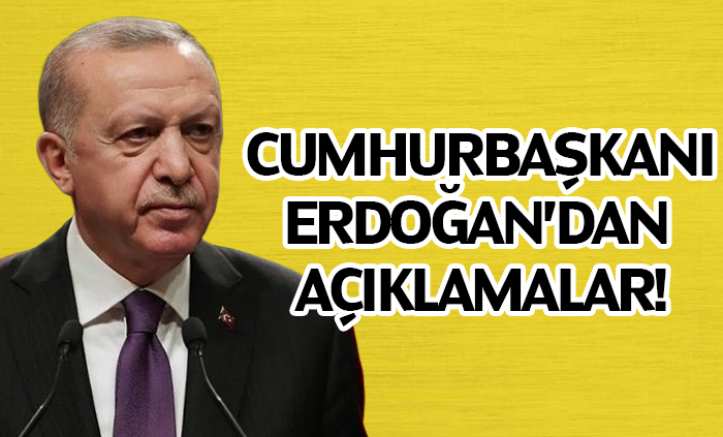 Cumhurbaşkanı Erdoğan'dan asgari ücret ve memur maaşlarına zam açıklaması