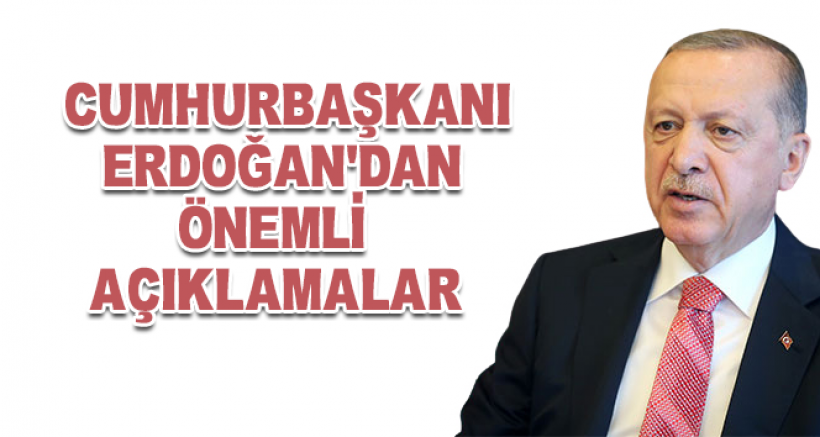 Cumhurbaşkanı Erdoğan'dan Yangınlarla İlgili Açıklama!