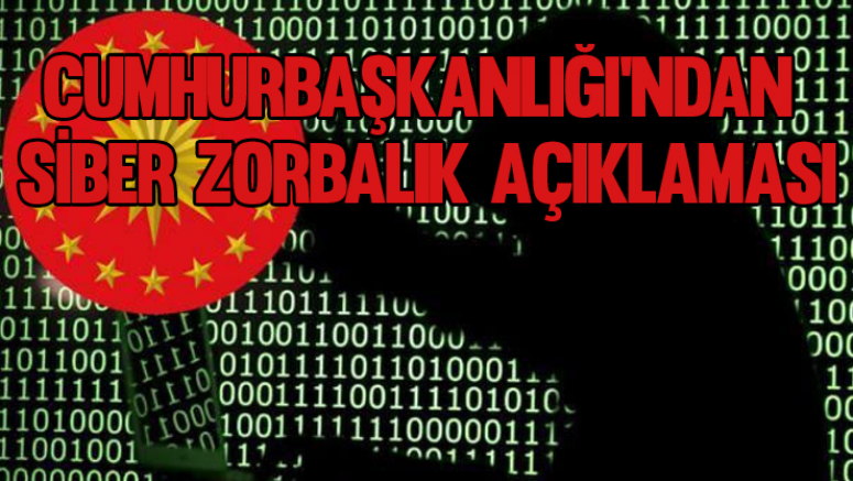 Cumhurbaşkanlığı'ndan siber zorbalık açıklaması