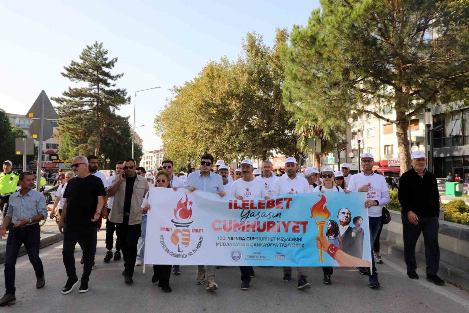 Cumhuriyet Yürüyüşü Beşinci Günde Seyitgazide