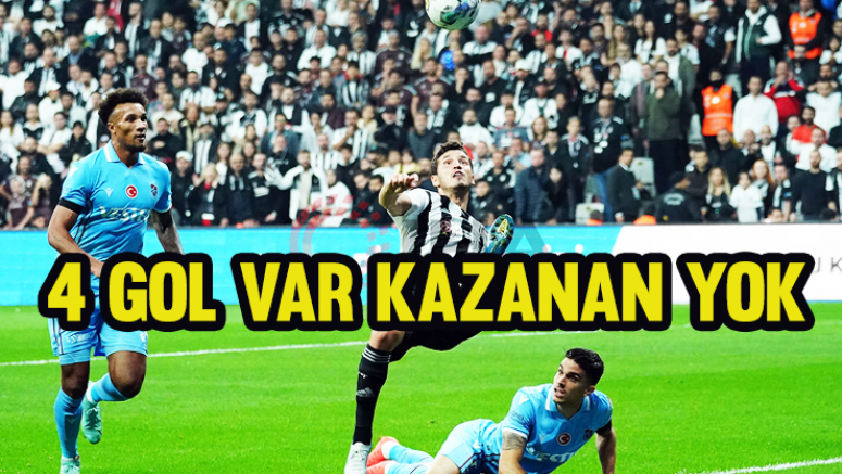 Dev maçta 4 gol var, kazanan yok!