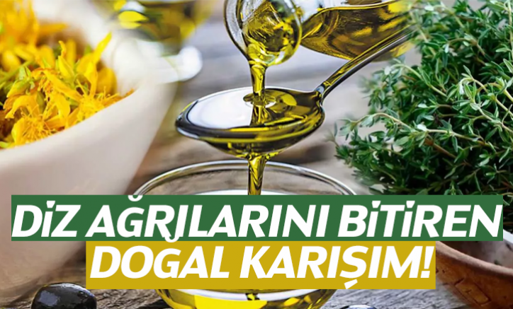Diz ağrılarını bitiren doğal karışım!