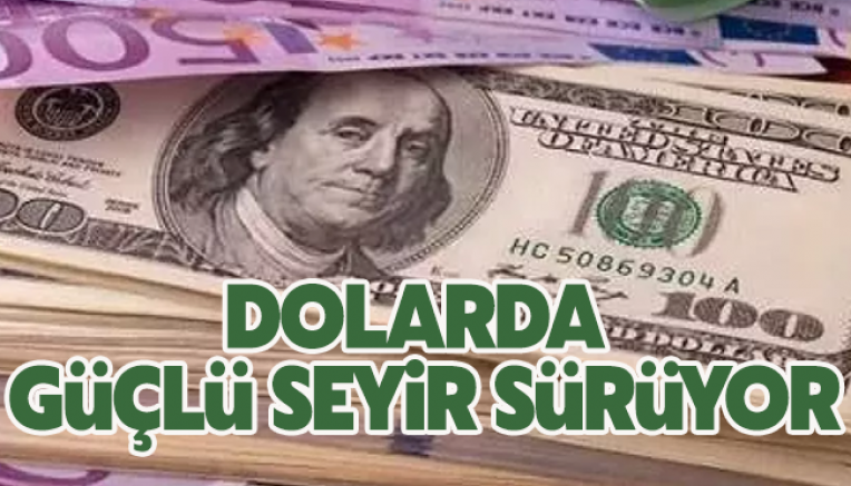 Dolarda güçlü seyir sürüyor