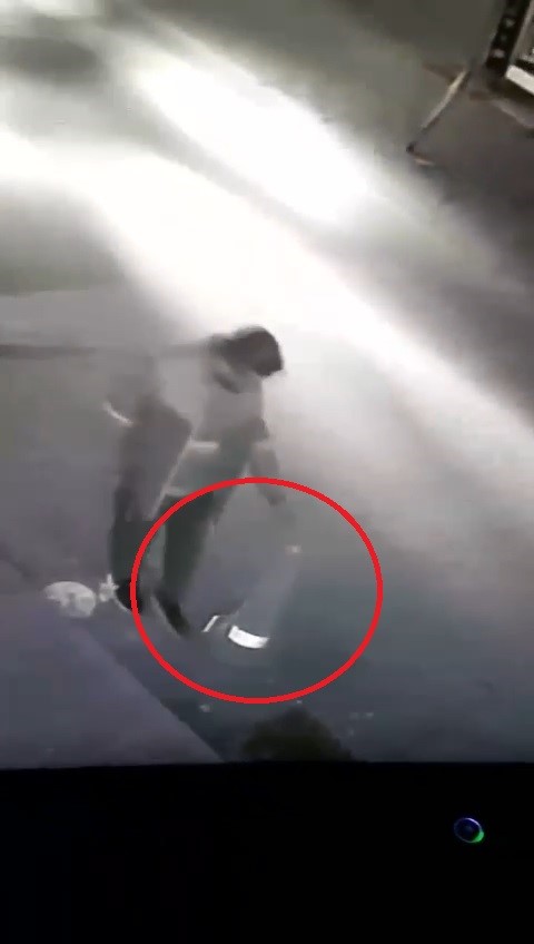 Duba Hırsızı Kamerada...