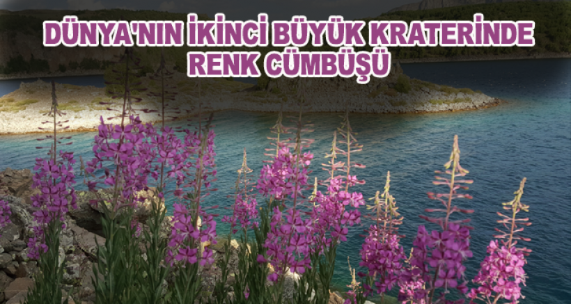 Dünya'nın İkinci Büyük Kraterinde Renk Cümbüşü