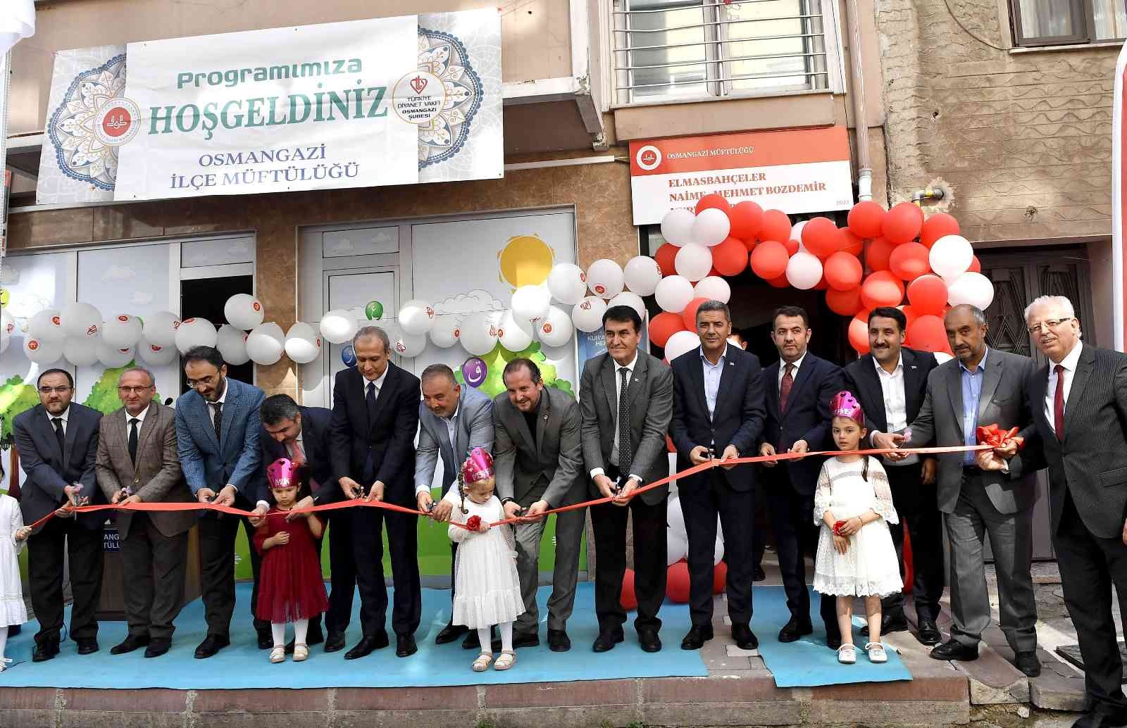 Elmasbahçeler Naime-Mehmet Bozdemir Kuran Kursu Açıldı