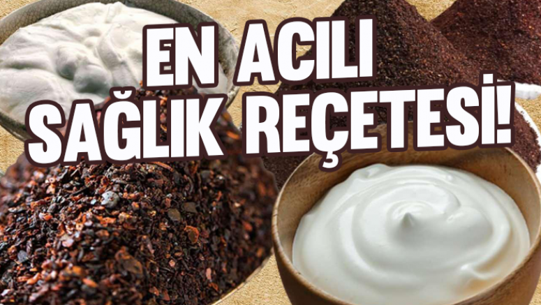 En acılı sağlık reçetesi!