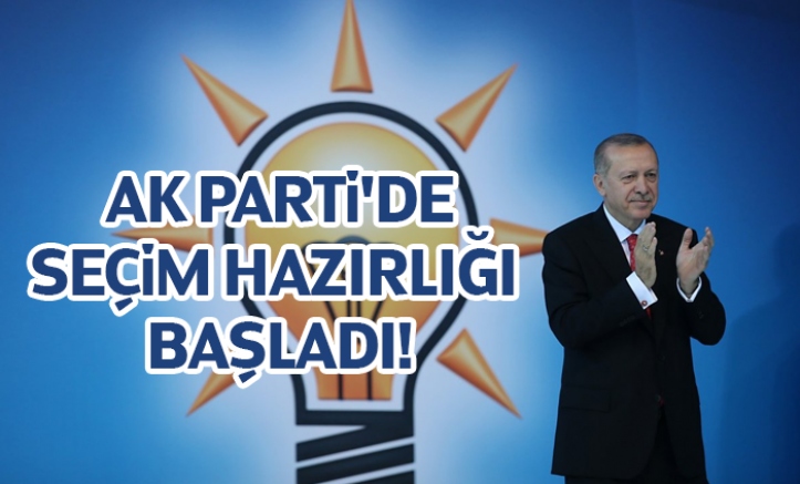 Erdoğan'dan beyanname talimatı: AK Parti'de seçim hazırlığı başladı