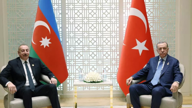 Erdoğan'la Aliyev Türkmenistan'da görüştü