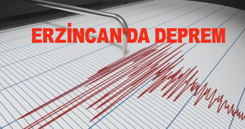 Erzincan'da 4.3 büyüklüğünde deprem!