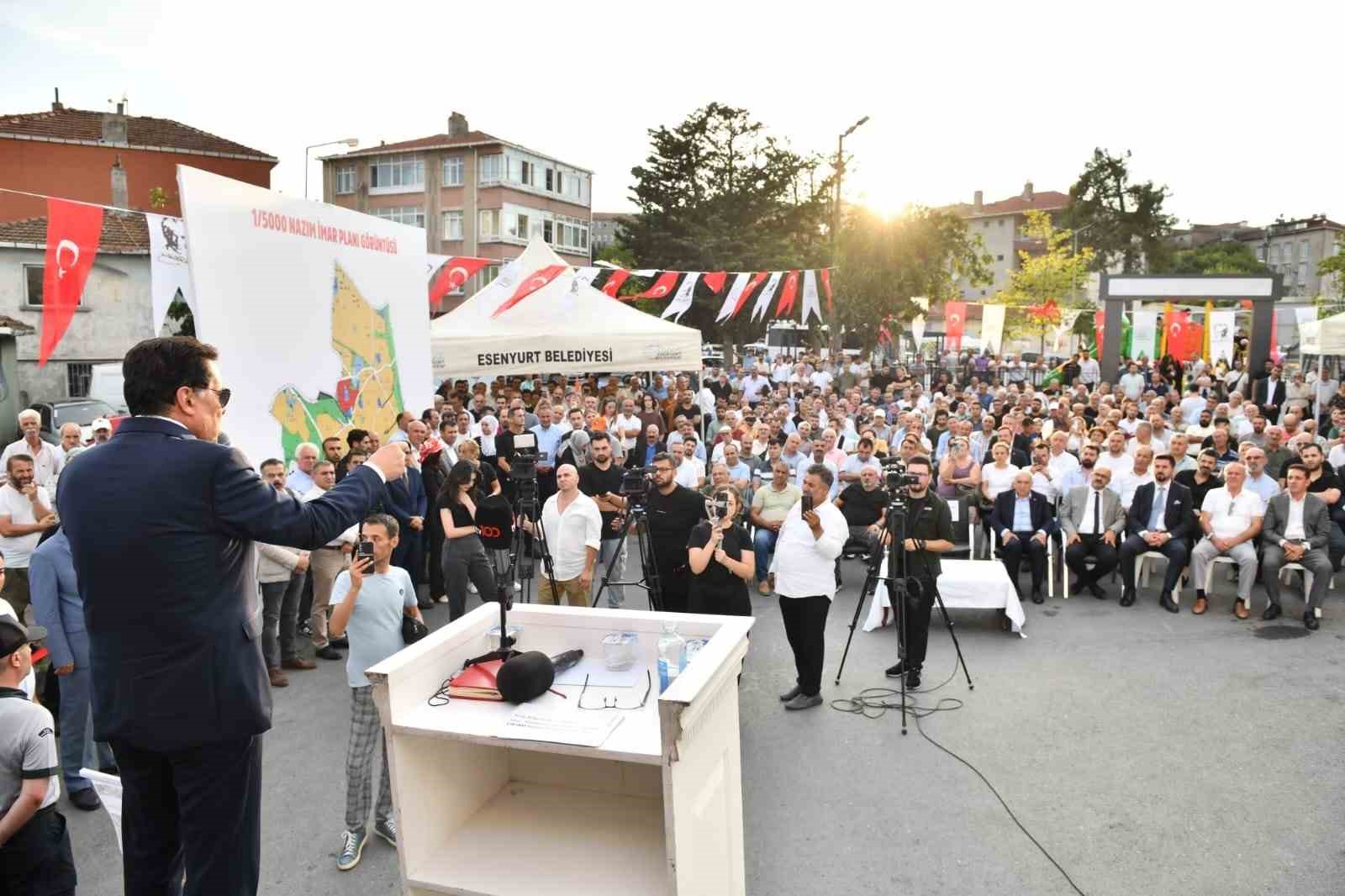 Esenyurtta İmar Planı Mağduriyetinin Çözüme Kavuşturulması Çalışmaları Devam Ediyor
