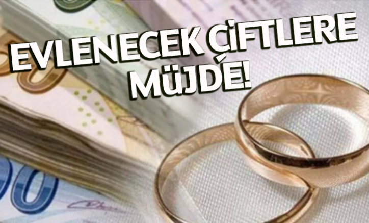 Evlenecek çiftlere müjde!