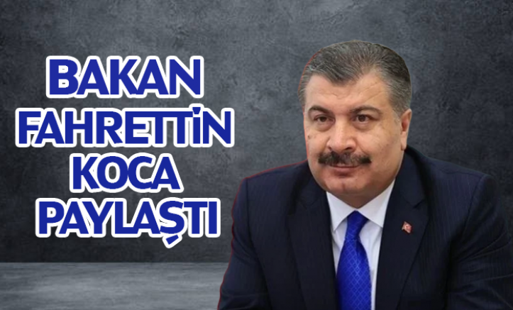 Fahrettin Koca paylaştı: Bakanlığımız, bu yıl 85 Bin kadro açıyor. Gözümüz aydın