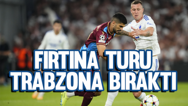 Fırtına turu Trabzon'a bıraktı