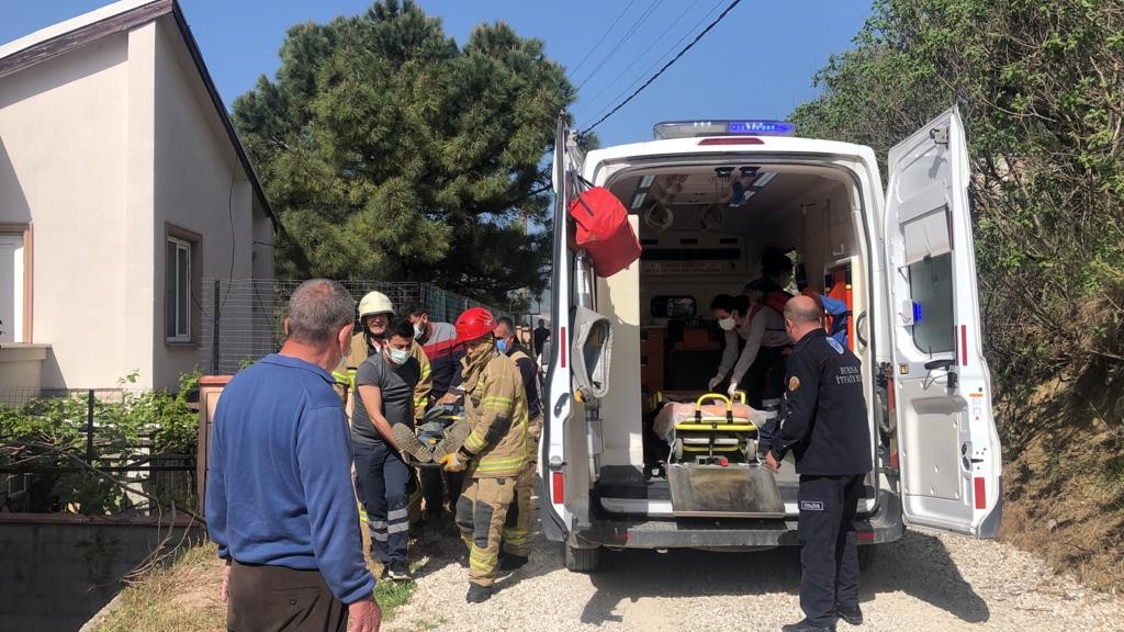 Gemlikte Traktör Kazası: 1 Yaralı
