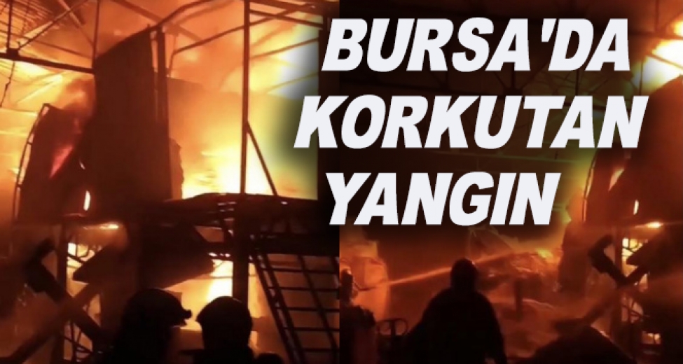 Geri Dönüşüm Fabrikası Alev Alev Yandı