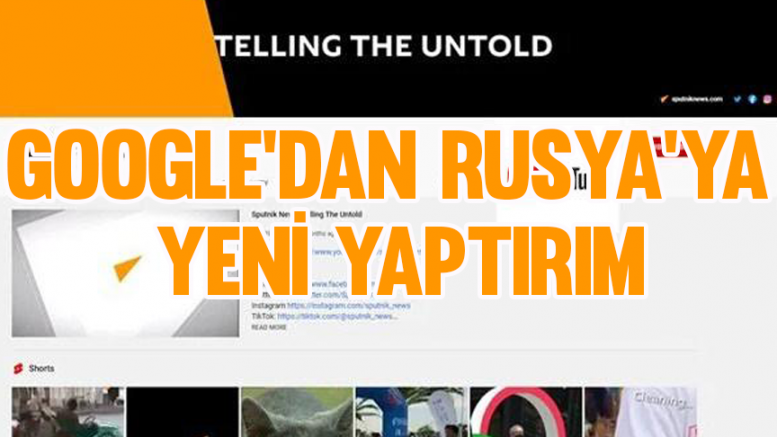Google'dan Rusya'ya yeni yaptırım