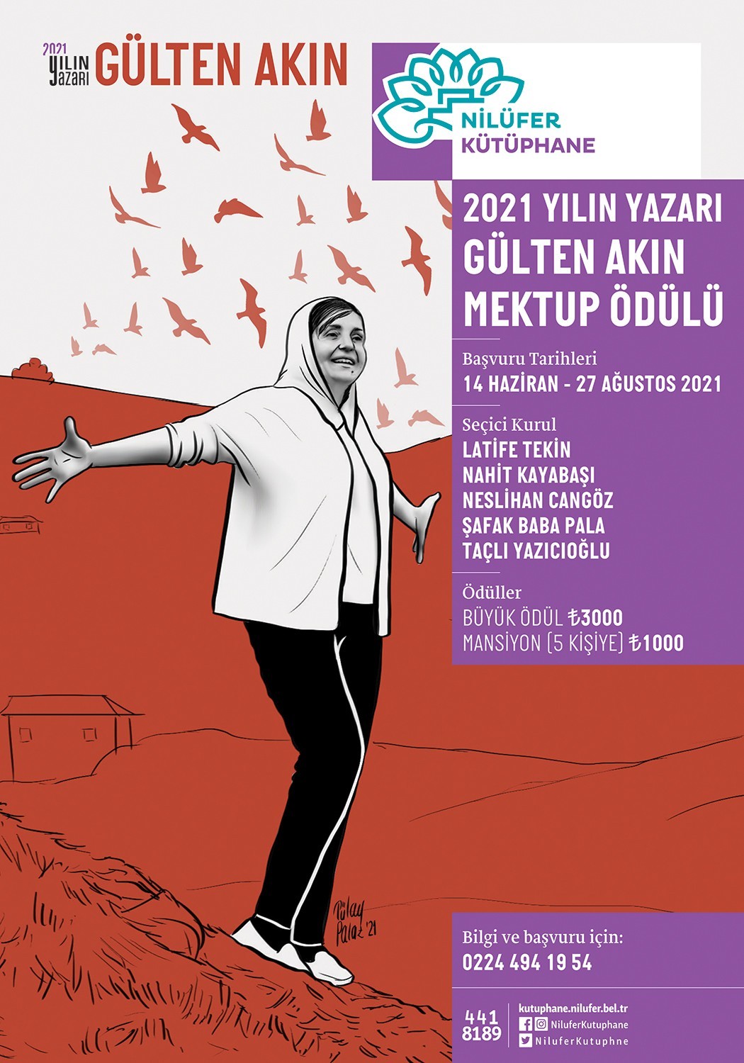 Gülten Akın Mektup Ödülü İçin Süreç Başladı