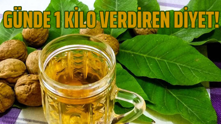 Günde 1 kilo verdiren diyet!