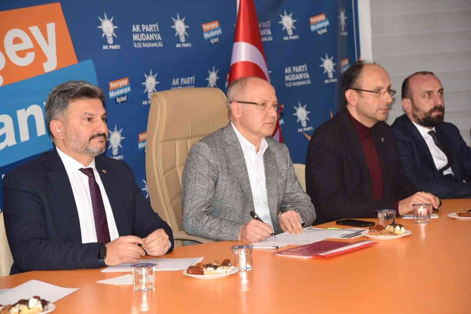 Gürkan'dan Mudanya Teşkilatına Hayırlı Olsun Ziyareti