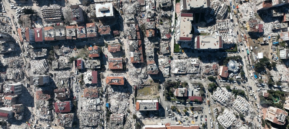 Hatay’da havadan çekilen görüntüler dehşetin boyutunu gözler önüne serdi