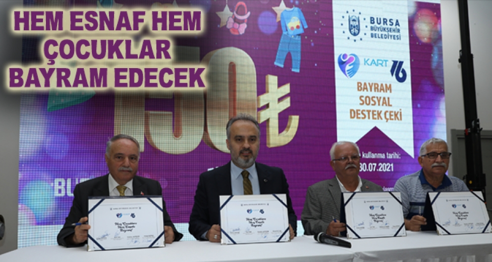 Hem Esnaf Hem Çocuklar Bayram Edecek
