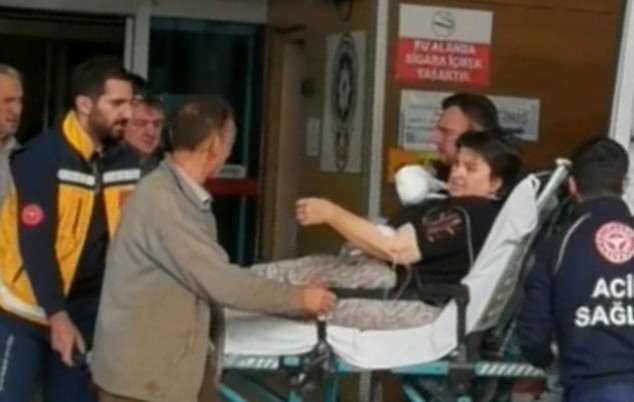 Hızarın Üzerine Düşen Kadının Kolu Koptu