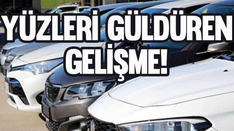İkinci el otomobilde yüzleri güldüren gelişme!