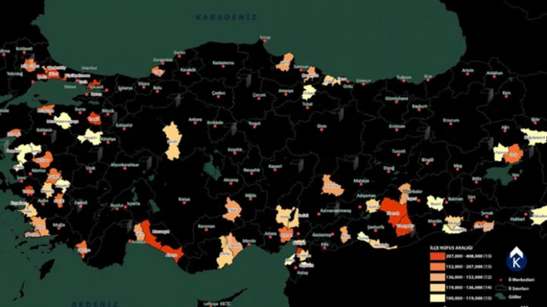 İl olma potansiyeli yüksek 67 ilçe…