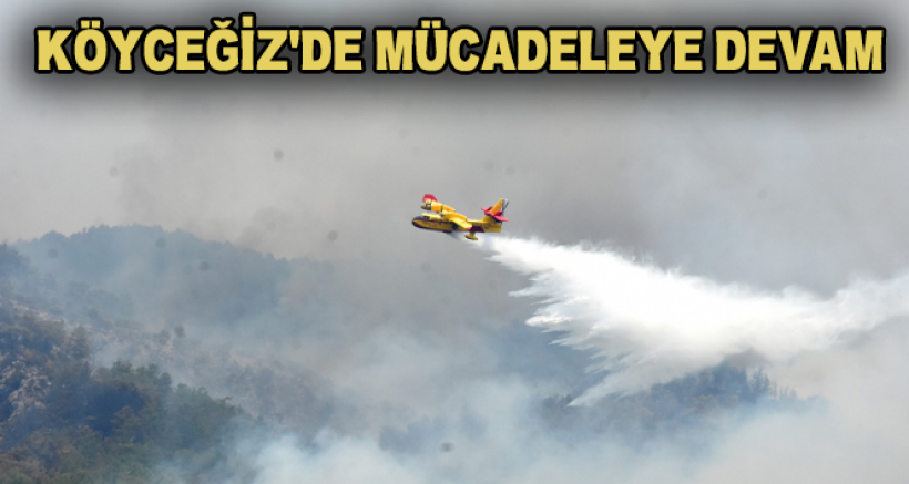 İspanyol Yangın Söndürme Uçakları Köyceğiz'e Müdahale Ediyor