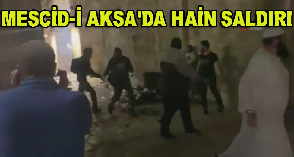 İsrail Güçlerinin Mescid-i Aksa Saldırısında En Az 53 Yaralı