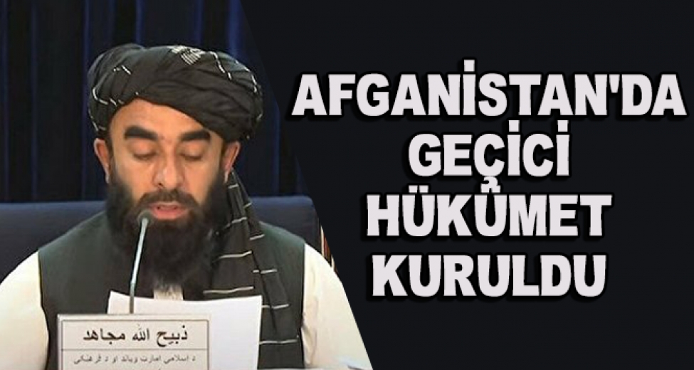 İşte Afganistan'ın Yeni Yönetimi!