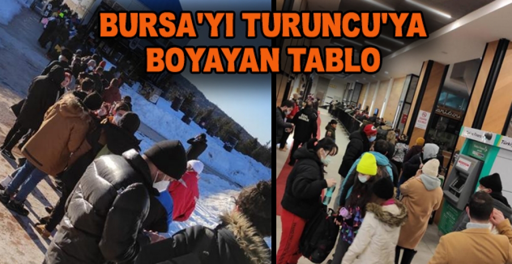 İşte Bursa'yı Turuncuya Boyayan Görüntü