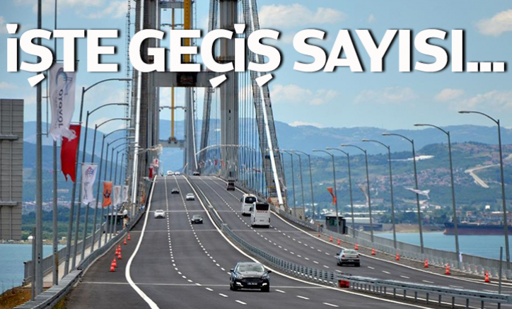 İşte geçiş sayısı...